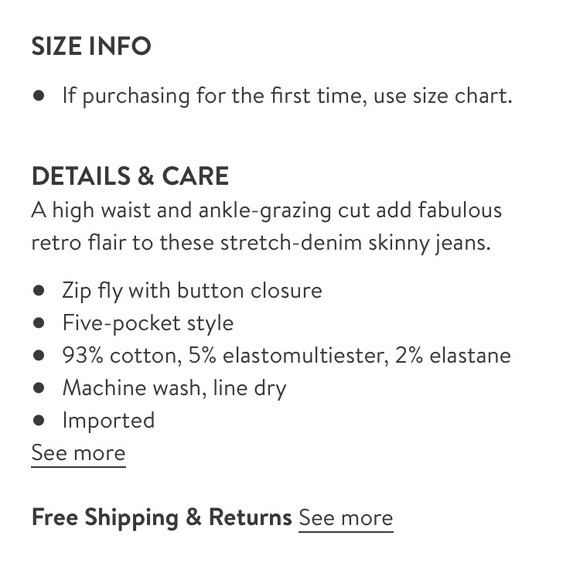 NWT TOPSHOP Moro Jamie high waist jeans - Picture 5 of 5